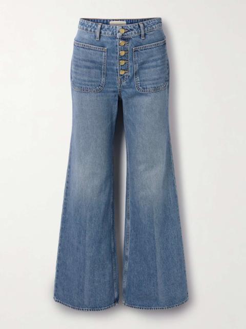 ULLA JOHNSON The Gwynne high-rise flared jeans Mid denim