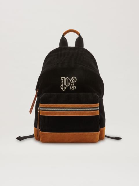 Palm Angels Monogram Leather Backpack