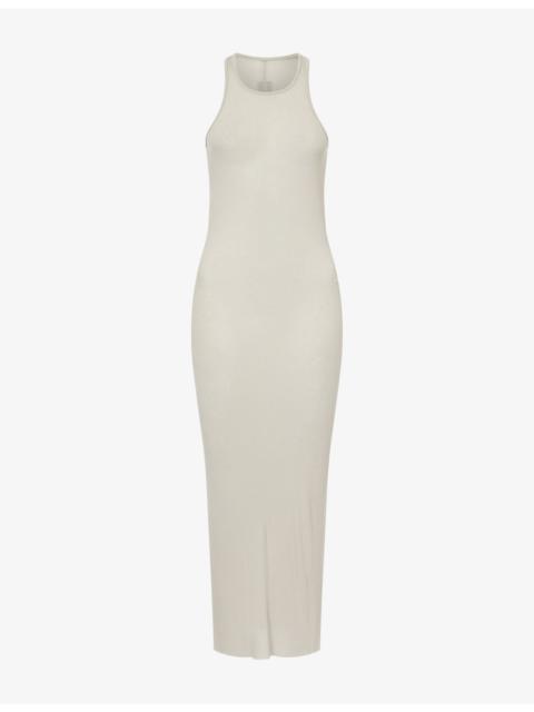 Rick Owens Stretch-Rib Tank Maxi Dress