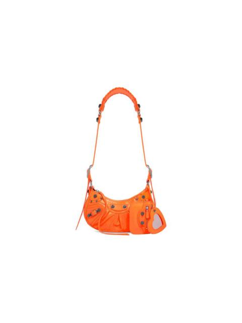 Women's Le Cagole Xs Shoulder Bag in Fluo Orange