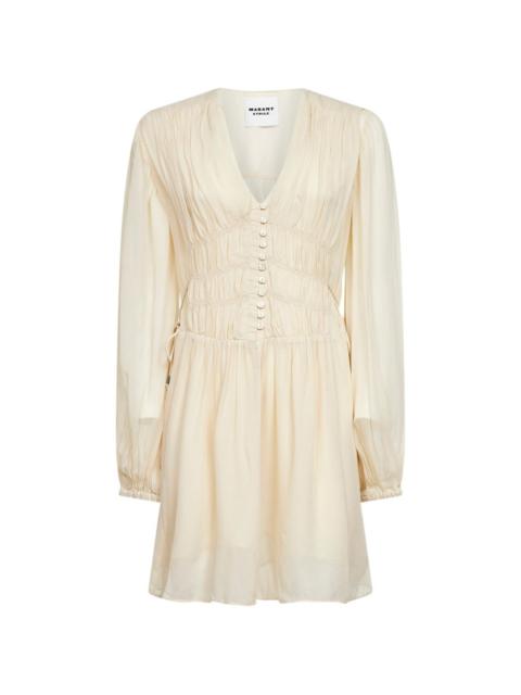 Isabel Marant Étoile button shirred dress