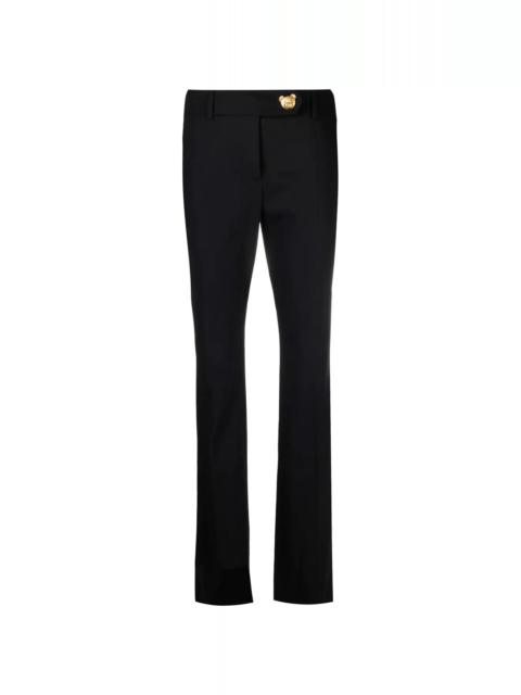 logo-plaque tailored trousers