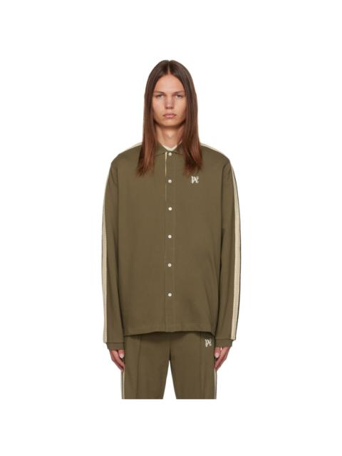 Palm Angels Taupe Monogram Shirt