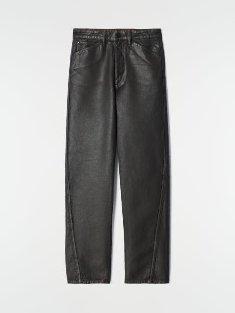 Lemaire TWISTED FIVE-POCKET PANTS IN COATED DENIM