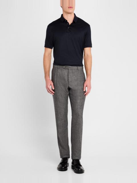 Men's Wool Flannel Trousers