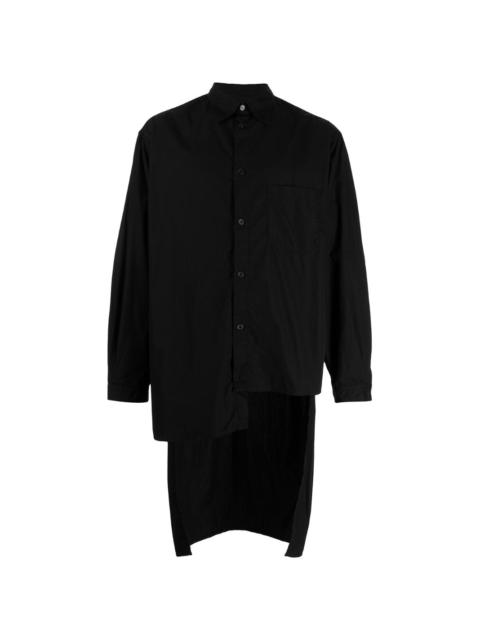 Yohji Yamamoto asymmetric cotton shirt