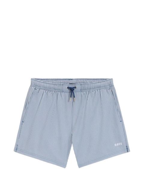 BOSS striped drawstring shorts