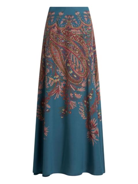 Etro paisley-print maxi skirt