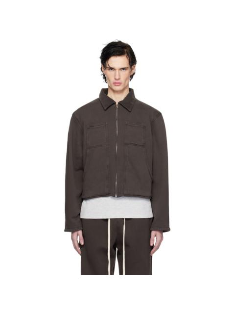 LES TIEN Gray Utility Jacket