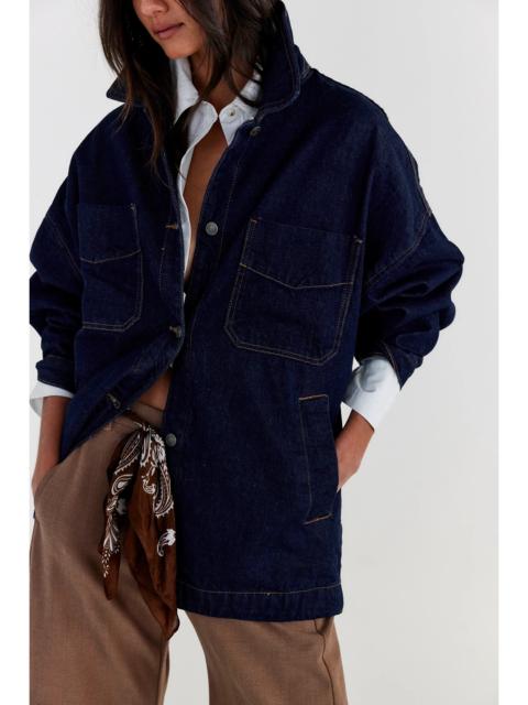 FREE PEOPLE We The Free Madison City Denim Jacket