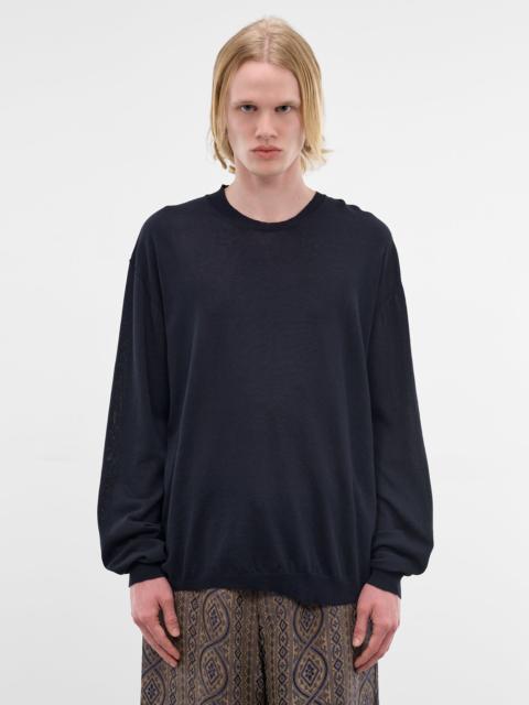UMA WANG Asymmetric Cotton-Silk Long Sleeve