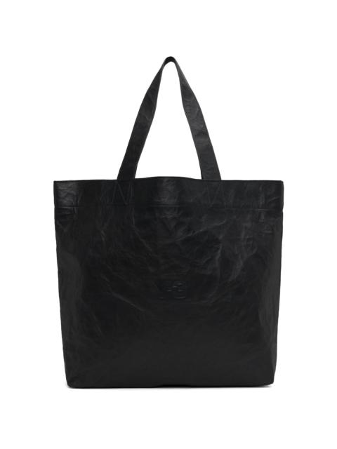 Y-3 Black 'Y-3' Leather Tote