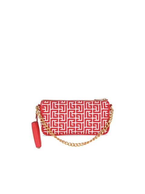 Balmain Monogram canvas B-Army clutch bag