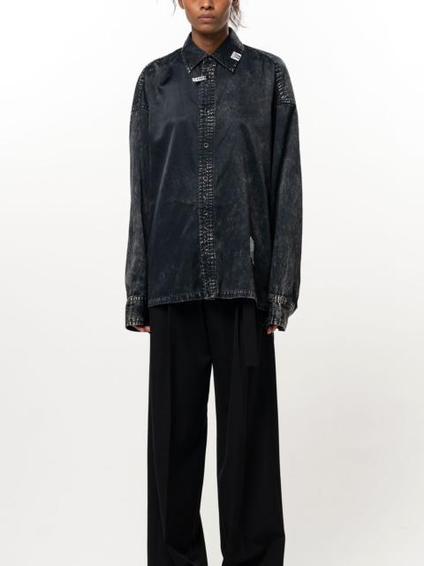 Maison MIHARAYASUHIRO Vintage Like Satin Shirt