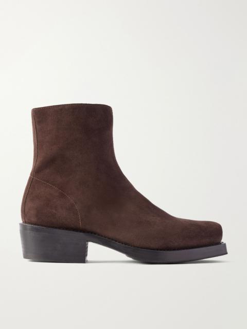 SECOND/LAYER Charro Suede Chelsea Boots Brown
