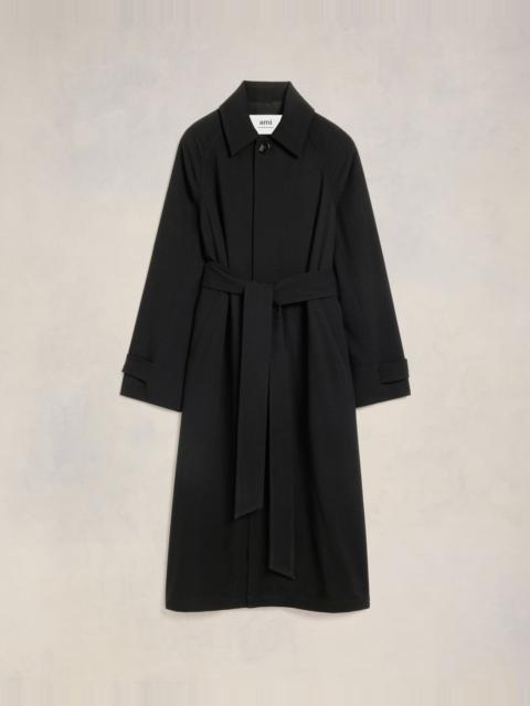 AMI Paris LONG BELTED COAT