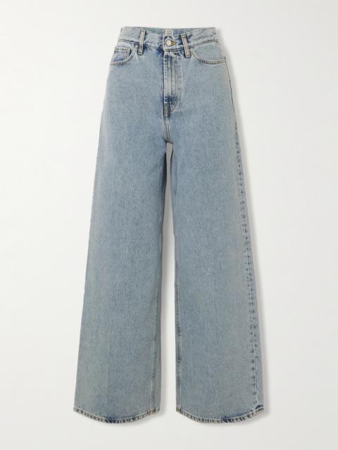 TOTEME High-rise Wide-leg Organic Jeans