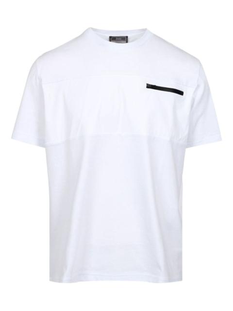 Herno zip-pocket panelled T-shirt