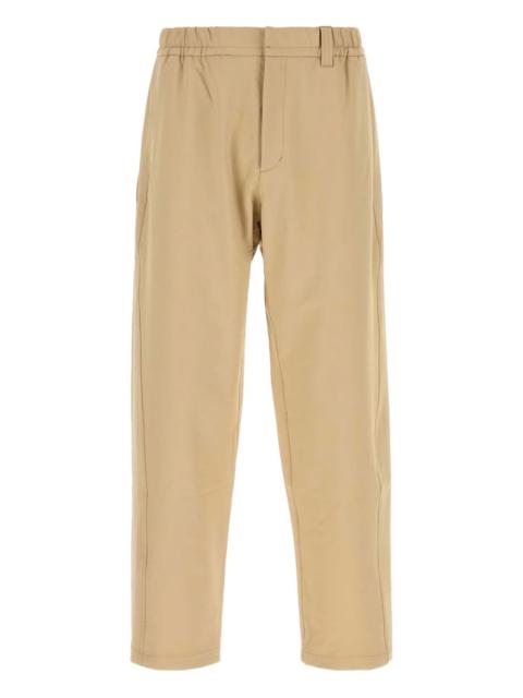 Herno elastic-waistband back-pockets trousers