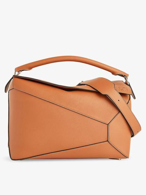 Puzzle Edge large leather cross-body bag