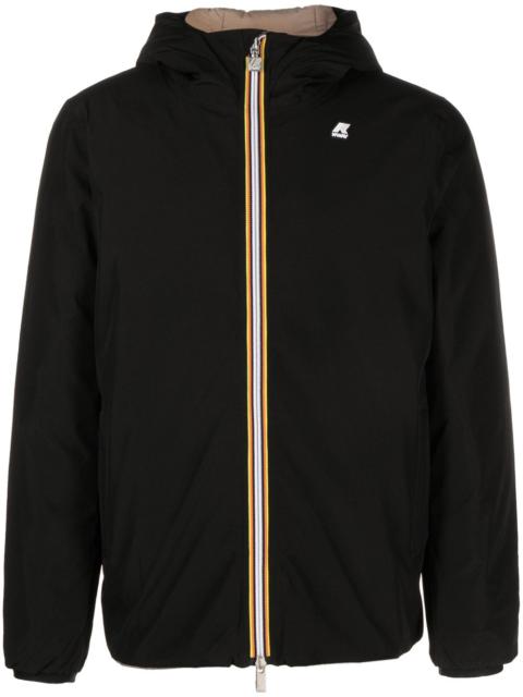 K-WAY logo-print padded jacket