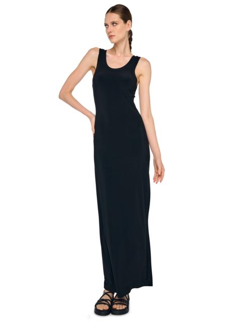NORMA KAMALI RACER LONG DRESS W/ SIDE SLIT
