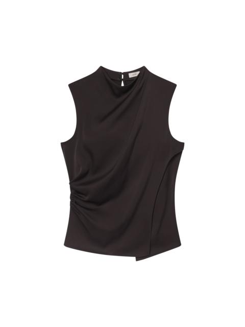 A.L.C. Amira Ruched Sleeveless Top