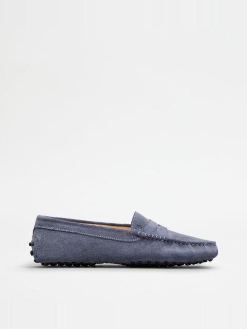 GOMMINO DRIVING SHOES IN SUEDE - BLUE
