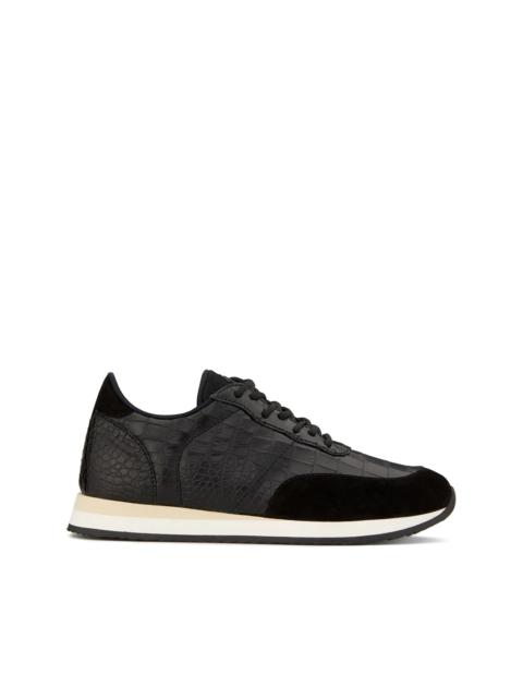 Giuseppe Zanotti low top panelled sneakers