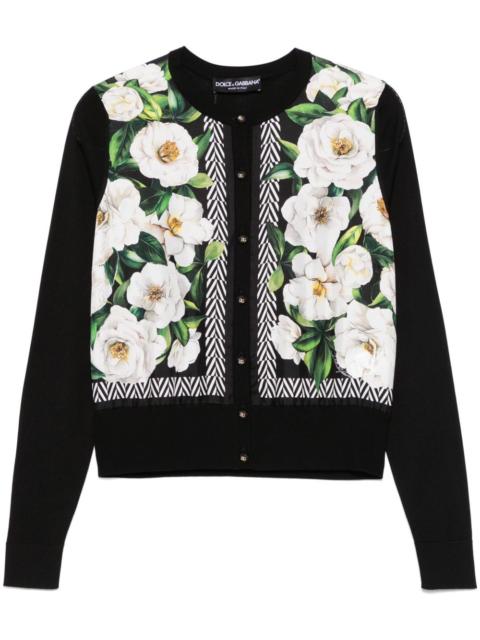 Dolce & Gabbana floral-print cardigan
