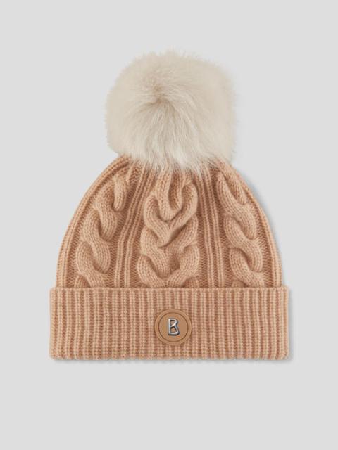 BOGNER Barbara cashmere hat in Camel