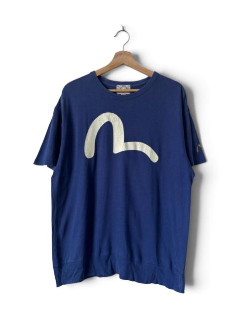 EVISU Evisu Logo Blue Tees