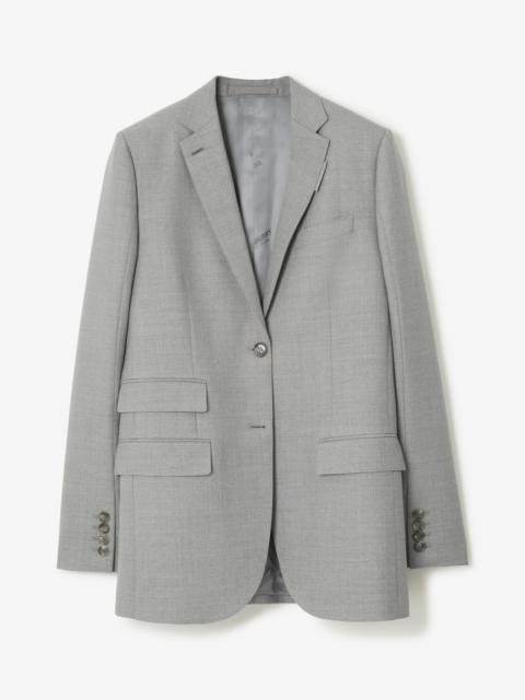 Burberry Wool Tailored Jacket