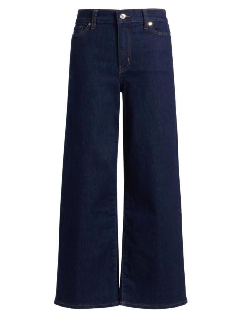 FRAME Women's Le Slim Palazzo Crop Jeans - Rinse