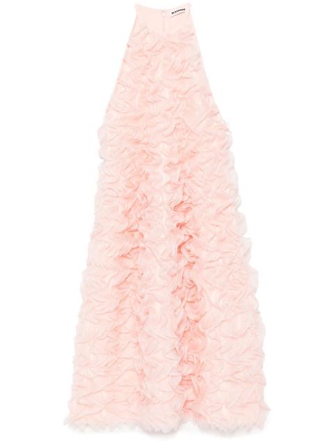 Jil Sander ruffle sleeveless dress