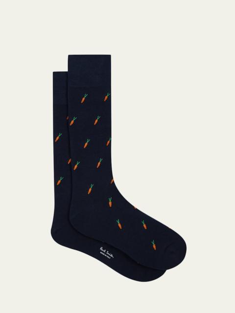Paul Smith Men's Carrot Crew Socks