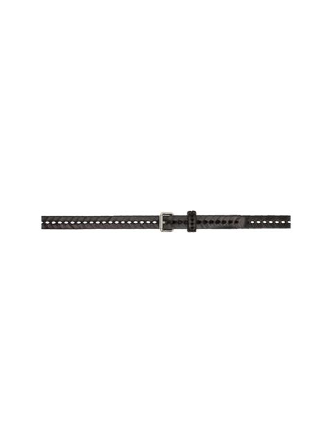 Lemaire Brown Braided 20 Belt