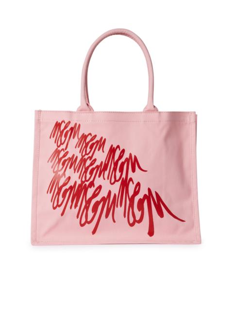 Blended cotton MSGM Canvas Tote Bag