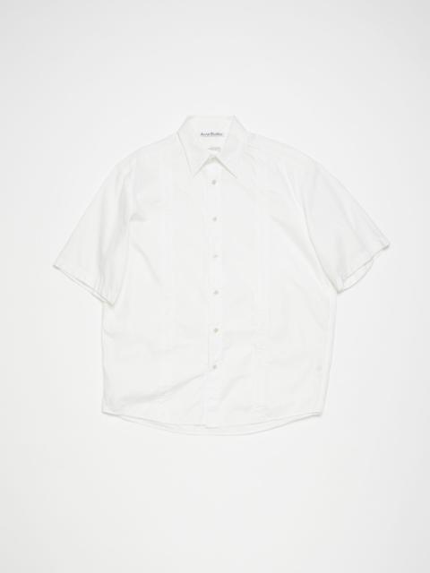 Acne Studios Short sleeve button-up shirt - White