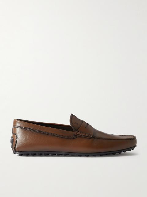 Tod's City Gommino Leather Penny Loafers
