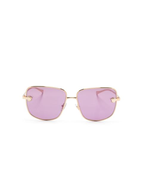 VERSACE square-frame sunglasses