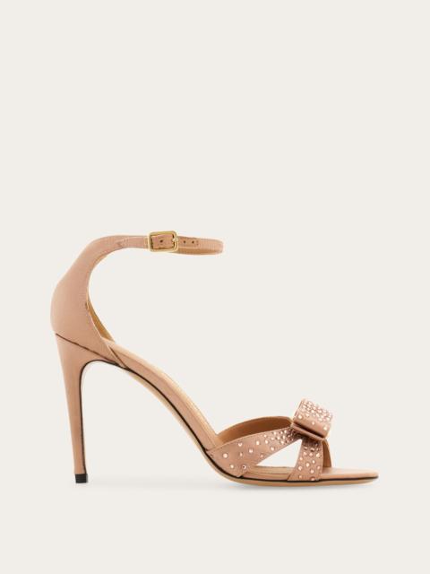FERRAGAMO Vara bow sandal with crystals