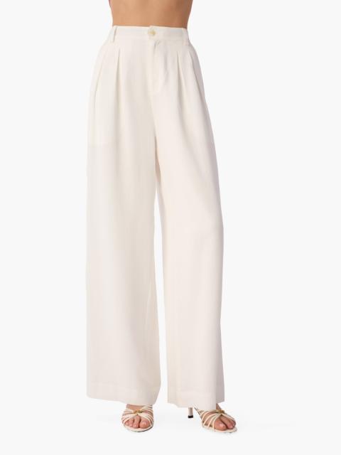 CAMI NYC DAVINA WIDE LEG TENCEL PANT WHITE