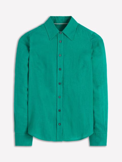 BODEN Sienna Linen Shirt-Deep Teal