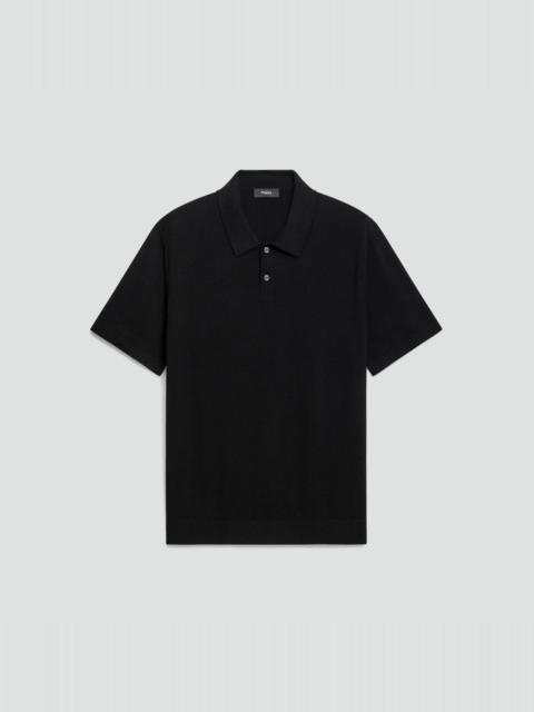 Theory Soris Polo Shirt in Light Bilen