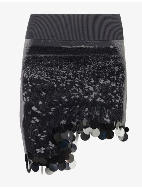 PH5 Casey Sequin Stretch-Knit Mini Skirt