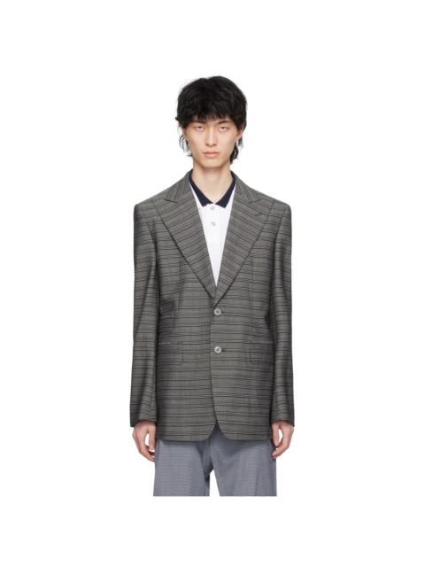 Vivienne Westwood Gray Striped Blazer