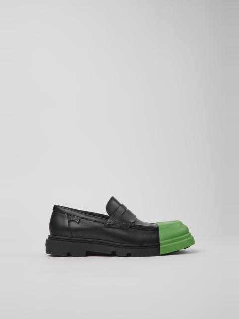 CAMPER Junction Black Leather Loafer for Women