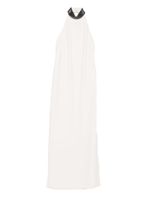 Brunello Cucinelli halterneck embellished dress