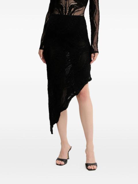 Charo Ruiz asymmetric lace skirt